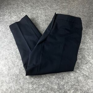 Amanda Chelsea Womens Navy Crop Pants Size 8‎ Comfort Waistband Stretch Slacks